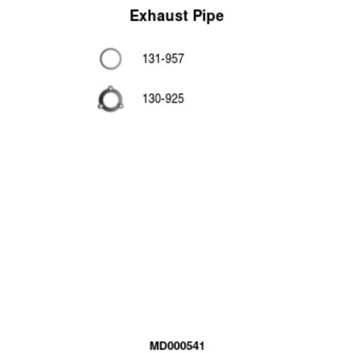 Výfukové potrubie FA1 MD000541