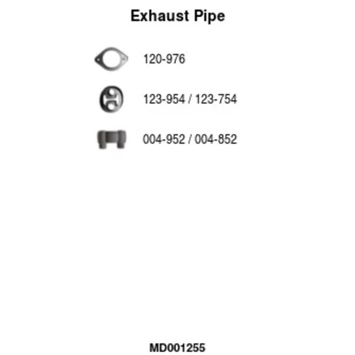 Výfukové potrubie FA1 MD001255
