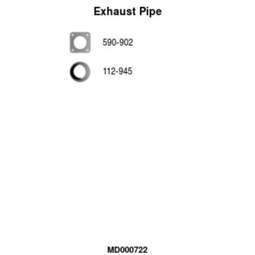 Výfukové potrubie FA1 MD000722