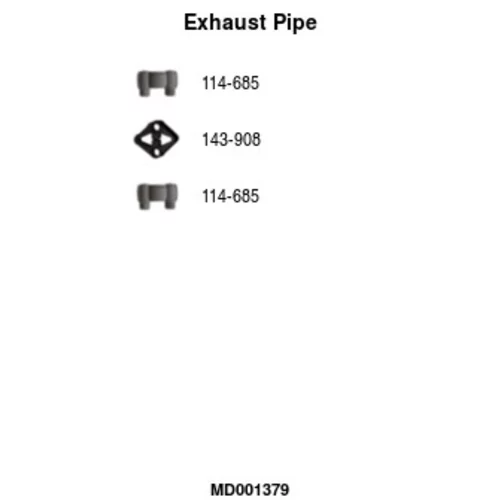 Výfukové potrubie FA1 MD001379