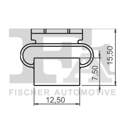 Príchytka ozdobnej/ochran. lišty FA1 11-40109.5 - obr. 1