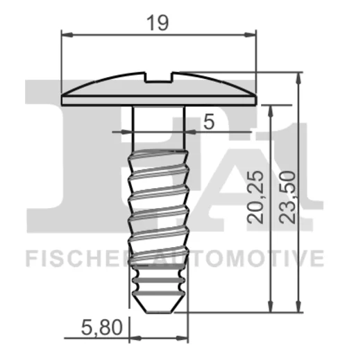 Príchytka nárazníka FA1 11-10034.5 - obr. 1