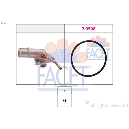 Termostat chladenia 7.8164 /FACET/