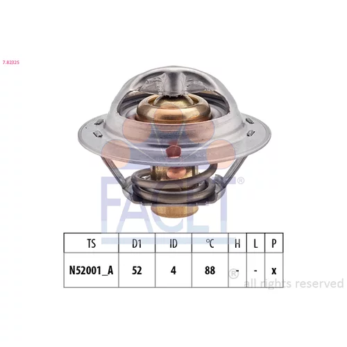 Termostat chladenia FACET 7.8232S