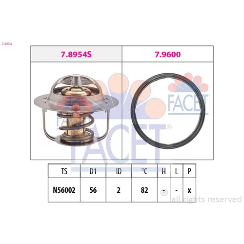 Termostat chladenia FACET 7.8954