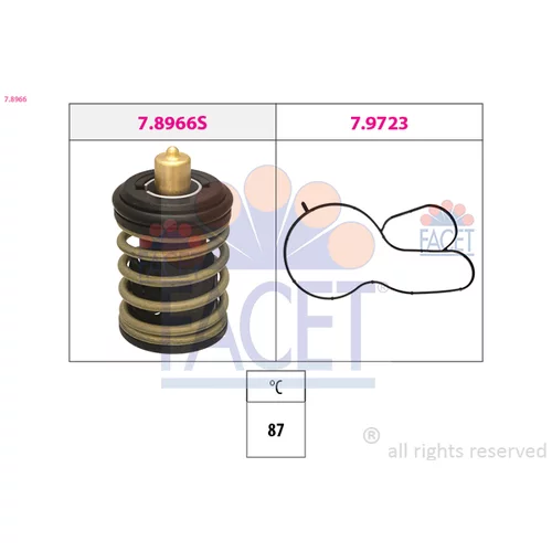 Termostat chladenia FACET 7.8966