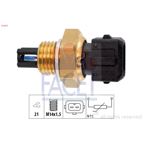 Snímač teploty nasávaného vzduchu 10.4015 /FACET/