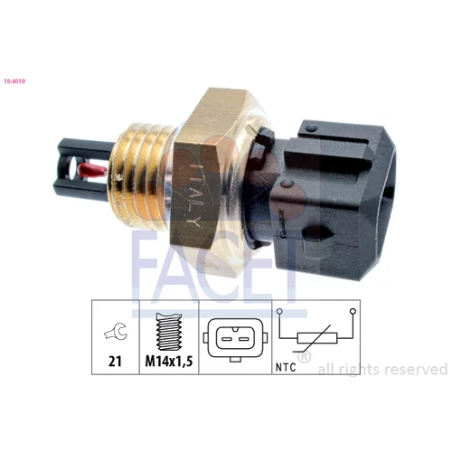 Snímač teploty nasávaného vzduchu FACET 10.4019