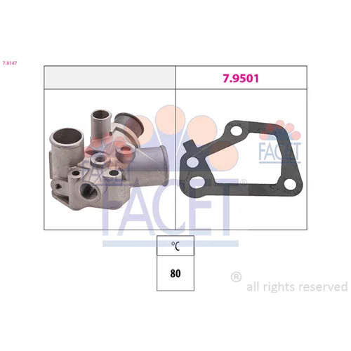 Termostat chladenia 7.8147 /FACET/