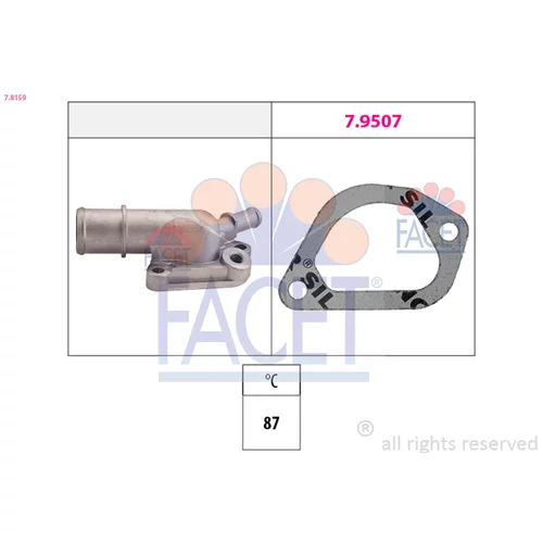 Termostat chladenia 7.8159 /FACET/