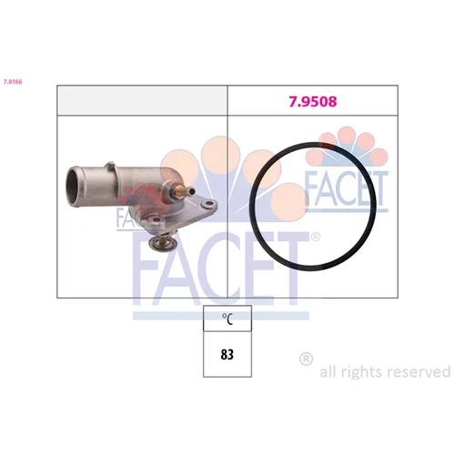 Termostat chladenia FACET 7.8166