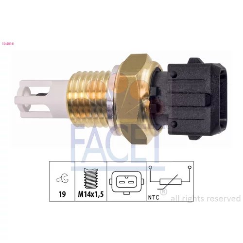 Snímač teploty nasávaného vzduchu FACET 10.4016