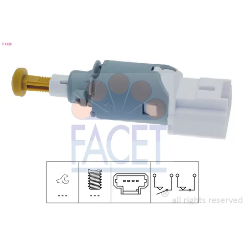 Spínač brzdových svetiel FACET 7.1225