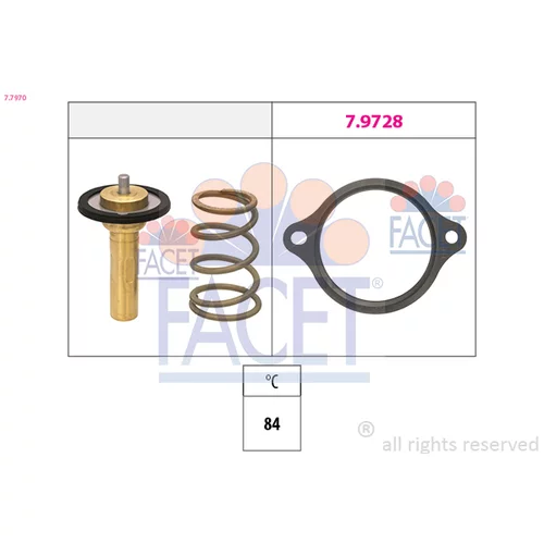 Termostat chladenia FACET 7.7970