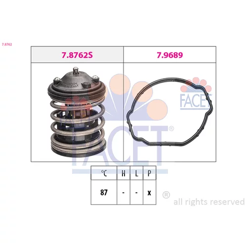 Termostat chladenia FACET 7.8762