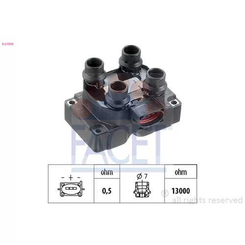 Zapaľovacia cievka FACET 9.6199S