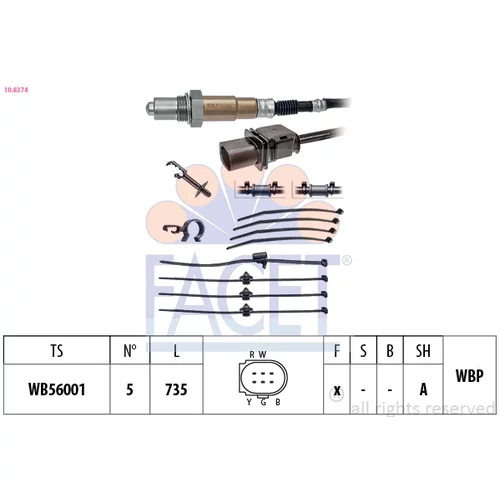 Lambda sonda FACET 10.8374