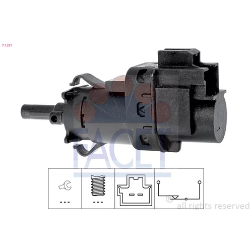 Spínač brzdových svetiel FACET 7.1231