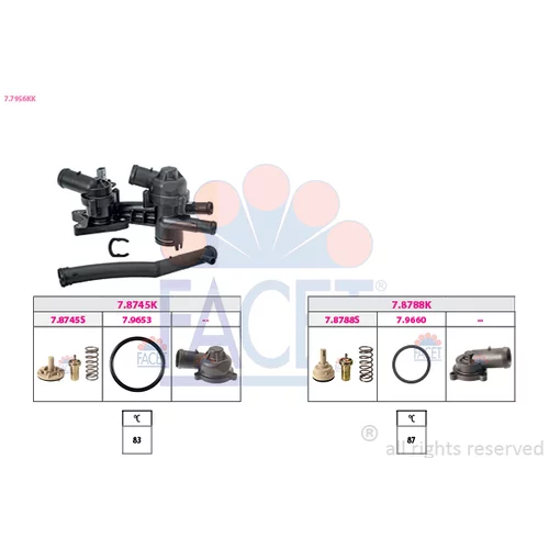 Termostat chladenia FACET 7.7956KK