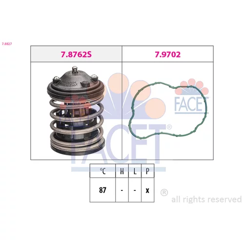 Termostat chladenia FACET 7.8827