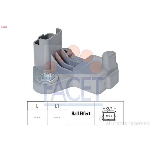 Snímač impulzov kľukového hriadeľa FACET 9.0602