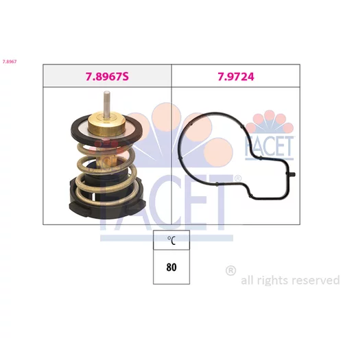 Termostat chladenia FACET 7.8967