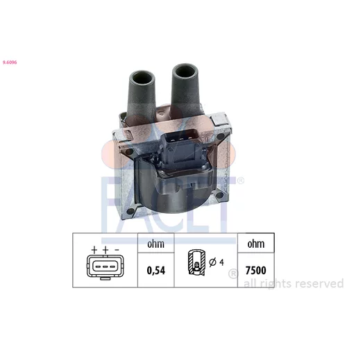 Zapaľovacia cievka FACET 9.6096