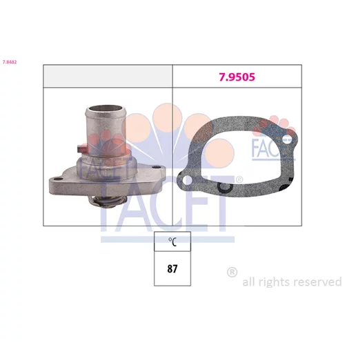 Termostat chladenia FACET 7.8482