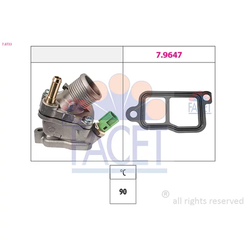 Termostat chladenia 7.8733 /FACET/