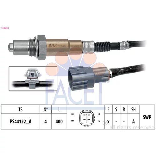 Lambda sonda FACET 10.8604