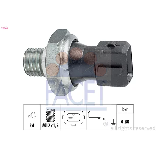 Olejový tlakový spínač FACET 7.0164