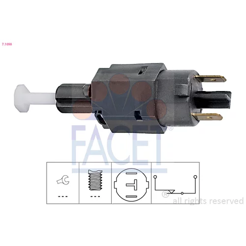 Spínač brzdových svetiel FACET 7.1098
