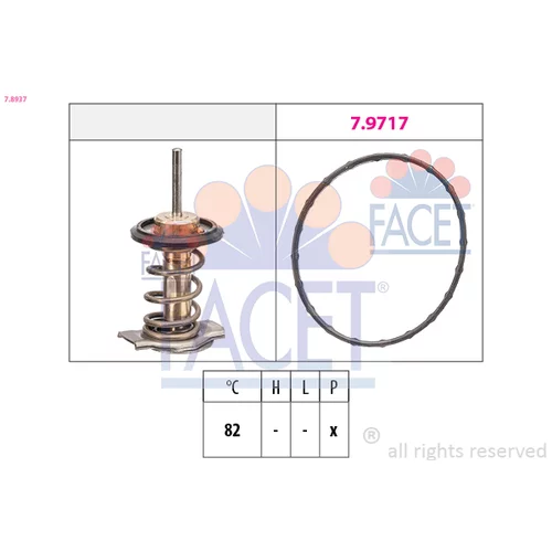 Termostat chladenia FACET 7.8937