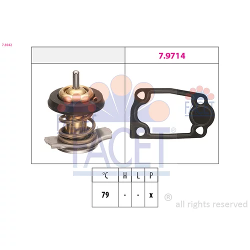 Termostat chladenia FACET 7.8942