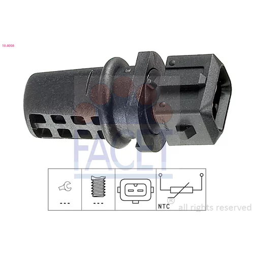 Snímač vonkajšej teploty 10.4008 /FACET/