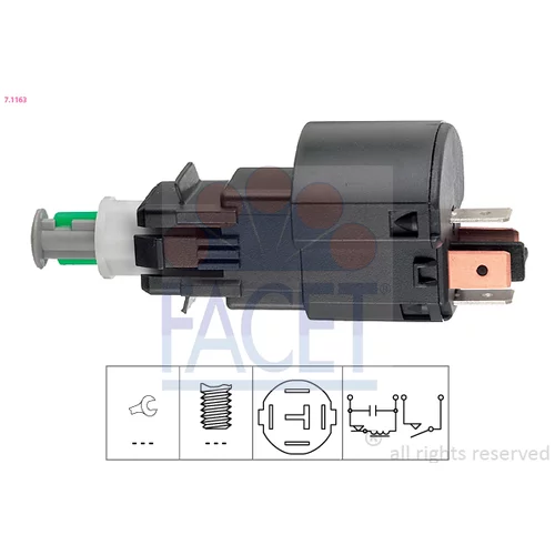 Spínač brzdových svetiel FACET 7.1163
