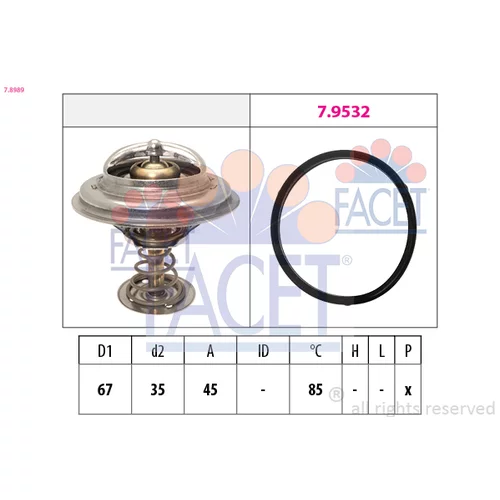 Termostat chladenia FACET 7.8989