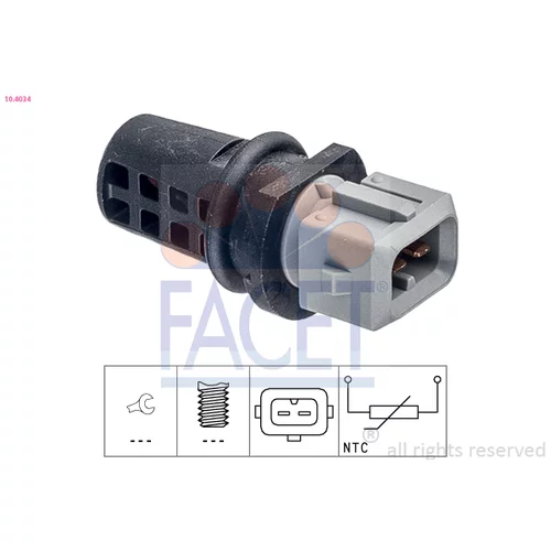 Snímač teploty nasávaného vzduchu FACET 10.4034