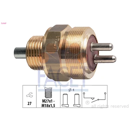 Spínač cúvacích svetiel FACET 7.6147