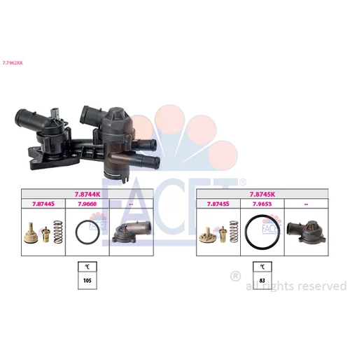 Termostat chladenia FACET 7.7962KK