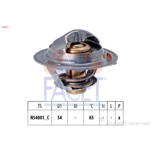 Termostat chladenia FACET 7.8801S