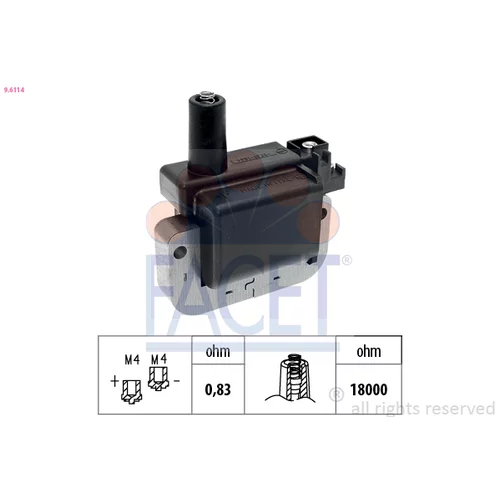 Zapaľovacia cievka FACET 9.6114