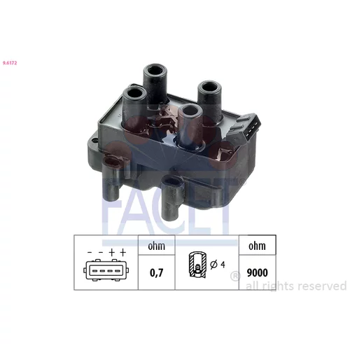 Zapaľovacia cievka FACET 9.6172