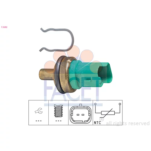 Snímač teploty oleja FACET 7.3292