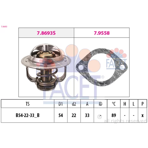 Termostat chladenia FACET 7.8693