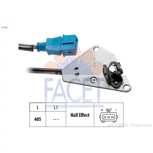 Snímač polohy vačkového hriadeľa FACET 9.0208