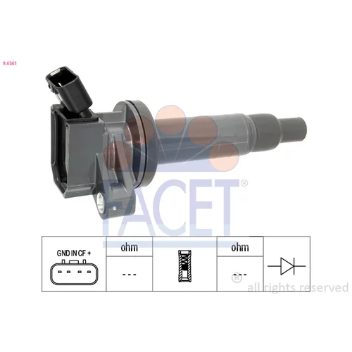 Zapaľovacia cievka FACET 9.6361