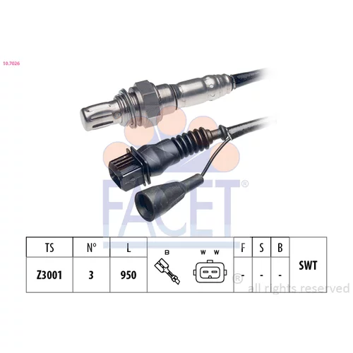 Lambda sonda FACET 10.7026