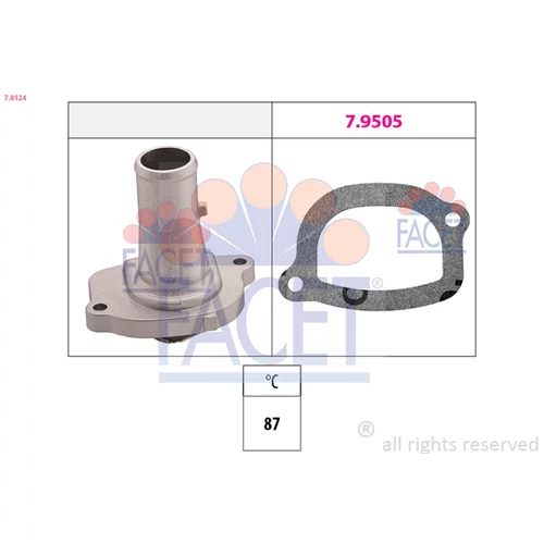 Termostat chladenia FACET 7.8124