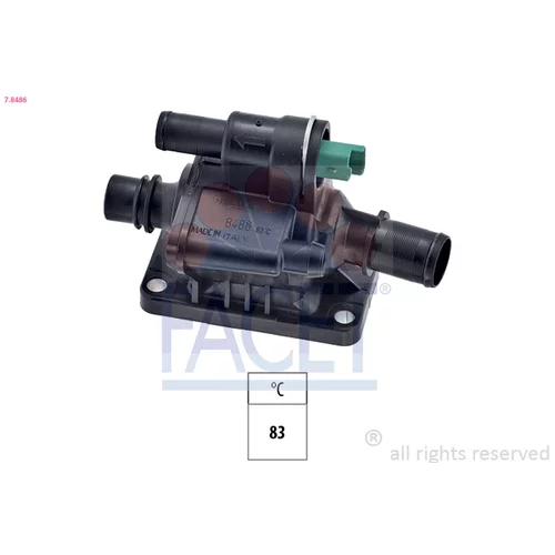 Termostat chladenia 7.8486 /FACET/